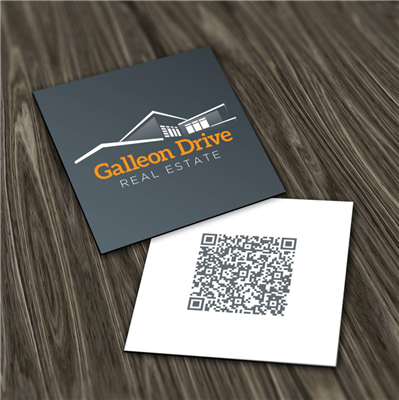 2 x 2 Card with QR Code